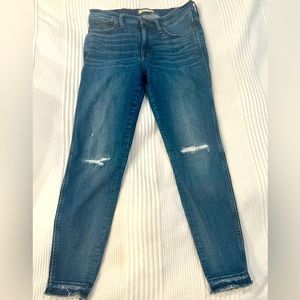 Madewell Highwaisted Skinny Jeans 10” rise